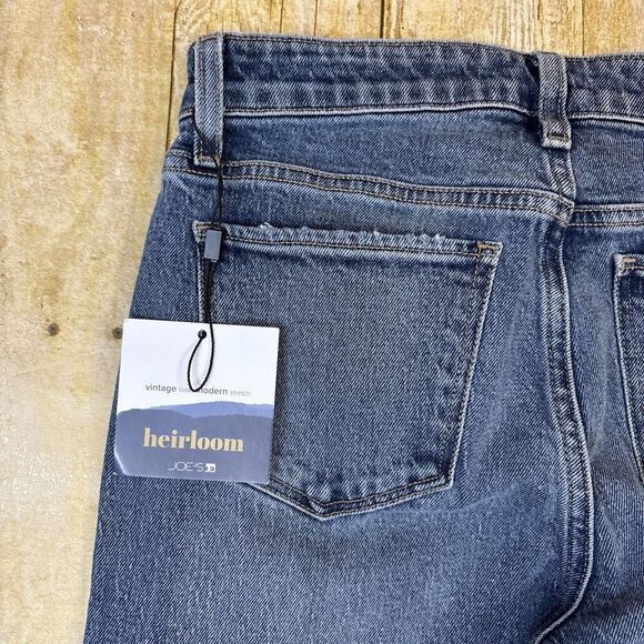 Joes Jeans the Lara Mid Rise Cigarette Ankle Raw Hem Womens Size 25 (26X27) NWT - Picture 10 of 15